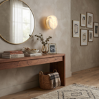 Ora Round Alabaster Sconce
