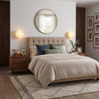 Ora Round Alabaster Sconce
