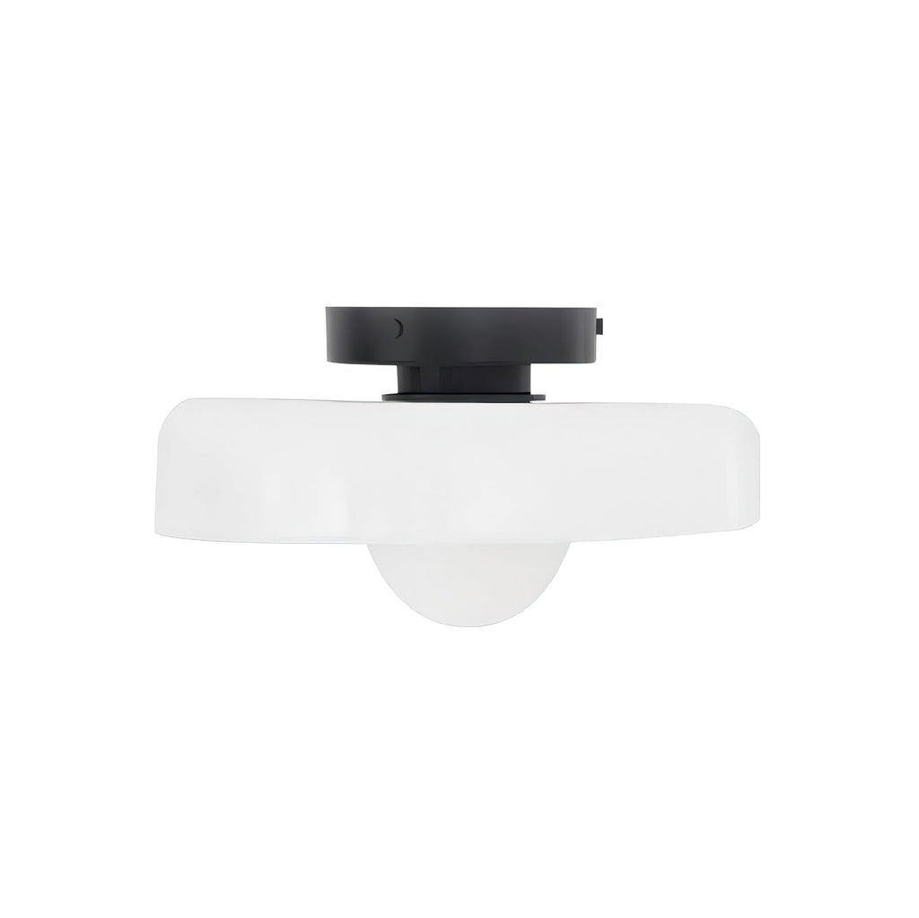 Orange Metal Drum Flush Mount