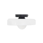 Orange Metal Drum Flush Mount