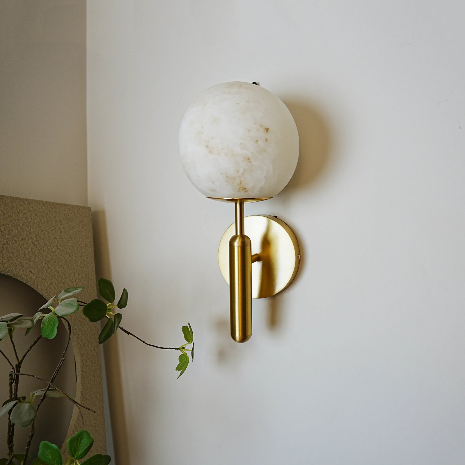 Orbis Alabaster Wandleuchte