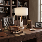 Orbit Alabaster Accent Table Lamp