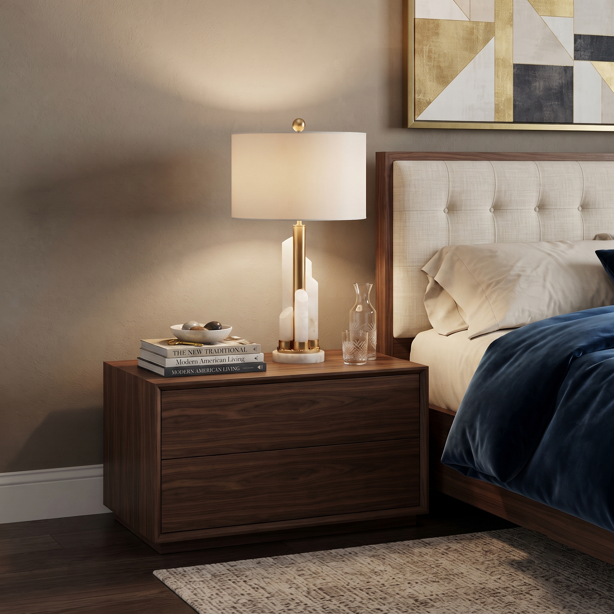 Orbit Alabaster Accent Table Lamp