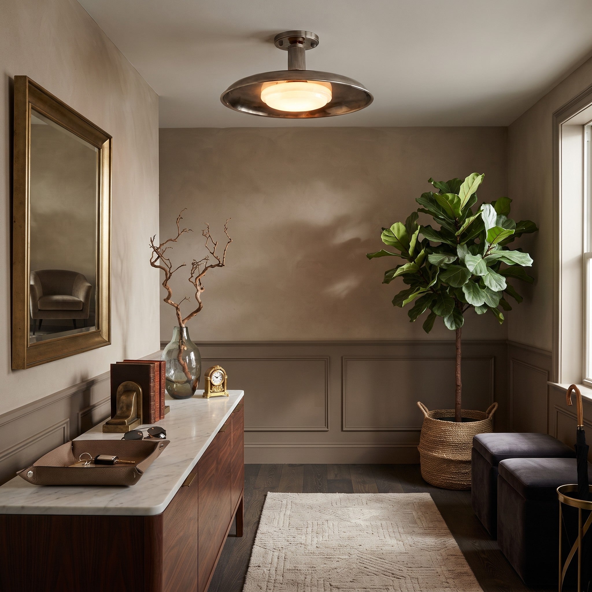 Orbital Dome Ceiling Light