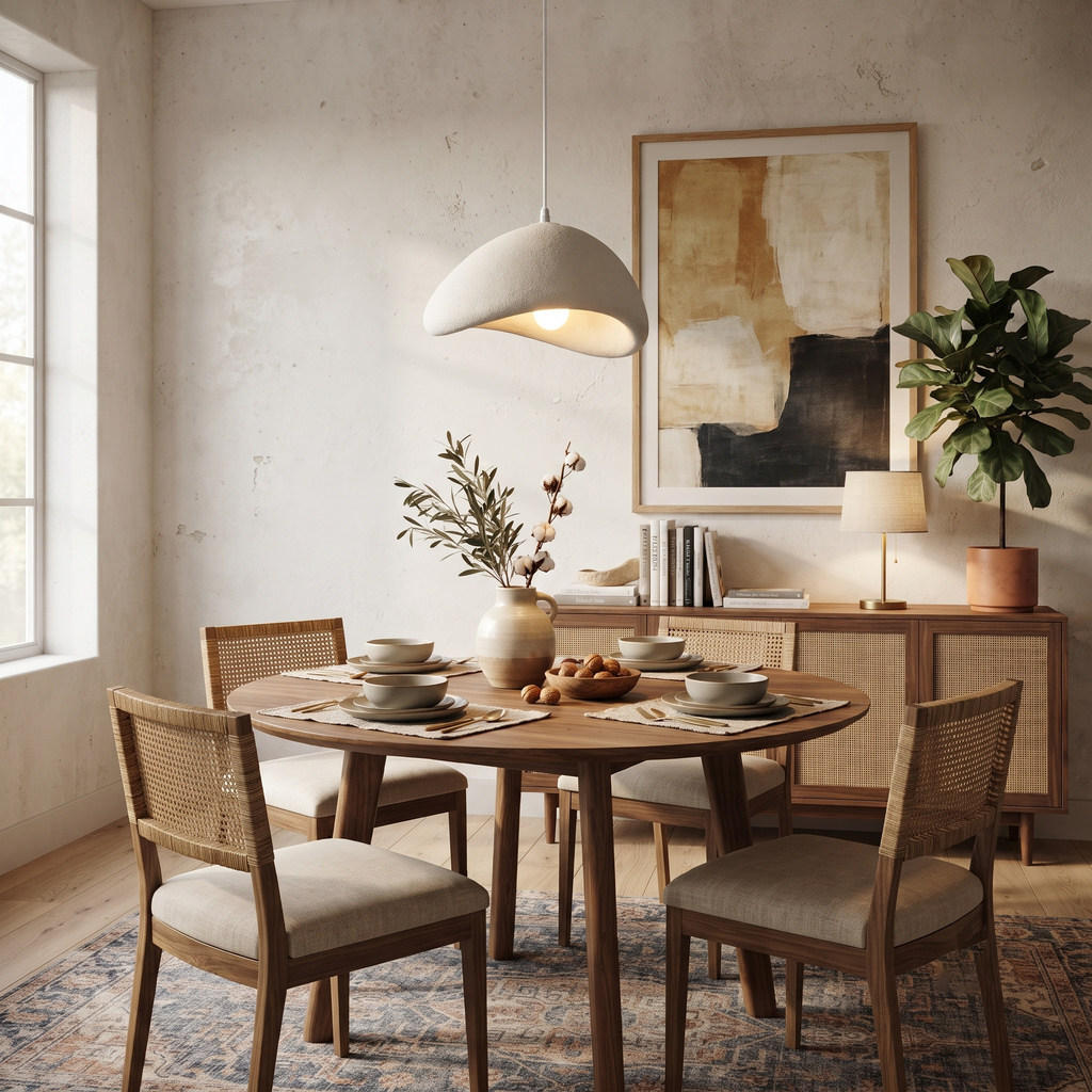 Organic Polystyrene Pendant Light