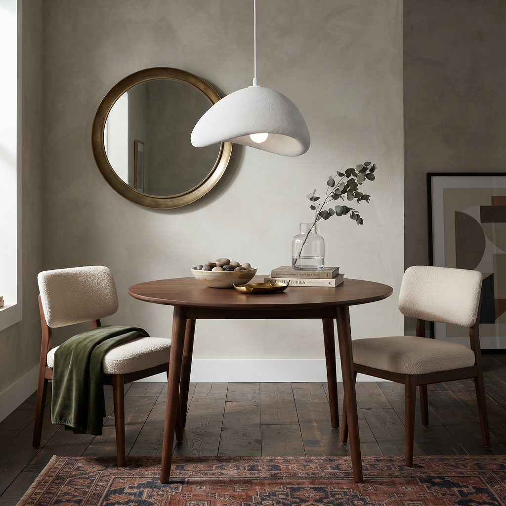 Organic Polystyrene Pendant Light