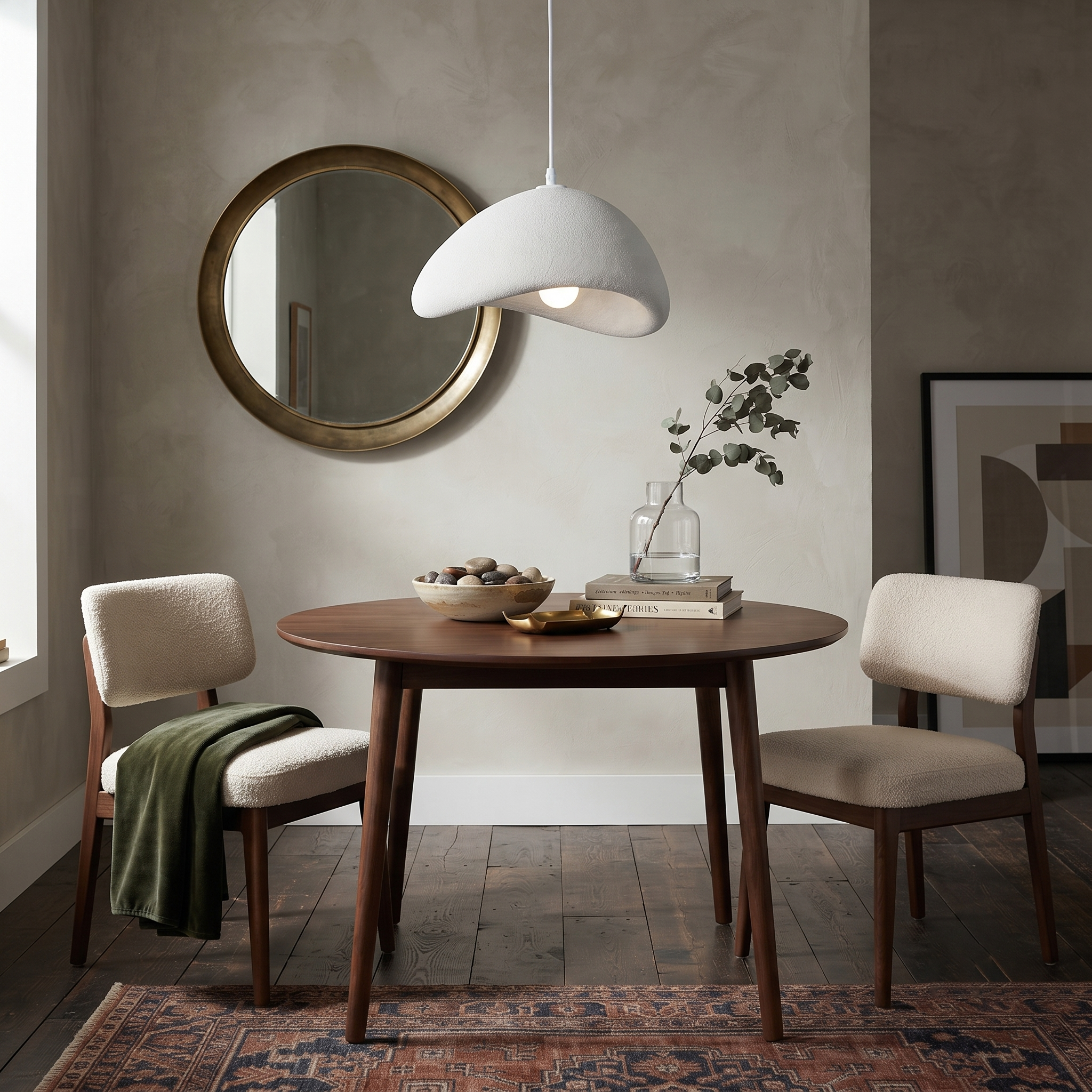 Organic Polystyrene Pendant Light