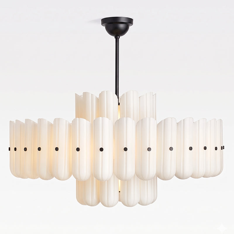 Origami Glass Chandelier