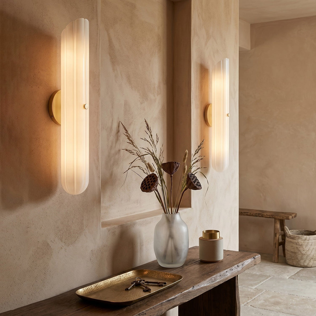 Origami Glass Wall Lamp