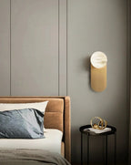 Oval Adrion Alabaster Spherical Wall Light