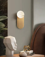 Oval Adrion Alabaster Spherical Wall Light