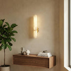 Oval Alunari Alabaster Wall Sconce
