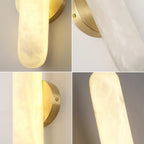 Oval Alunari Alabaster Wall Sconce