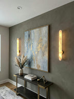 Oval Alunari Alabaster Wall Sconce