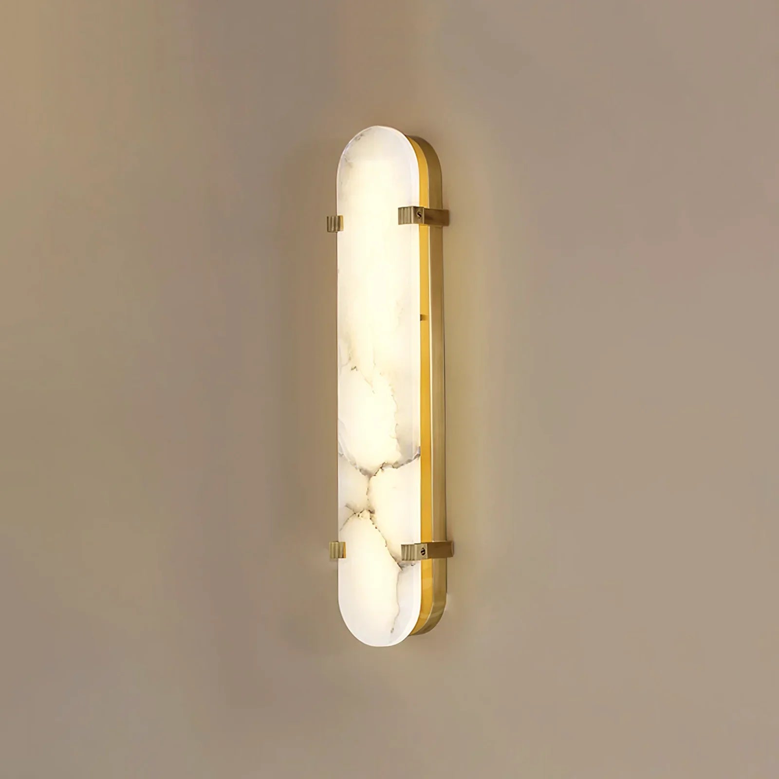 Oval Calla Alabaster Wall Sconce
