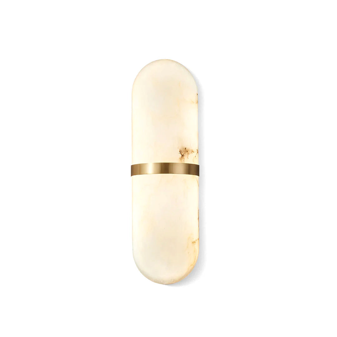 Capsule Alabaster Sconce