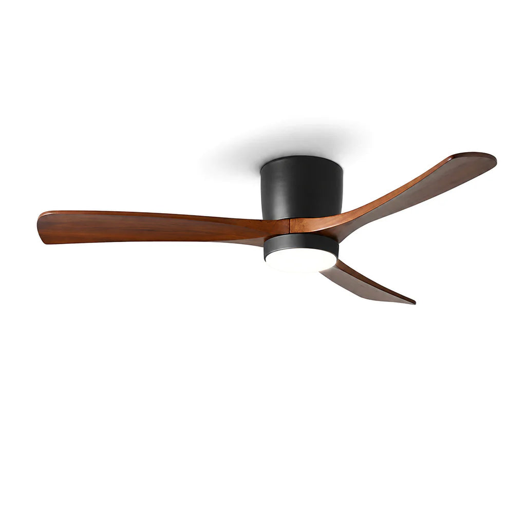Nordic Wooden Ceiling Fan Light