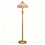 Pastel Petal Mosaic Floor Lamp