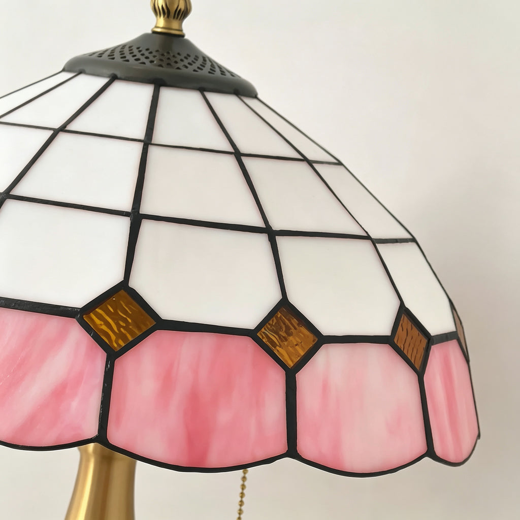 Pastel Petal Mosaic Floor Lamp