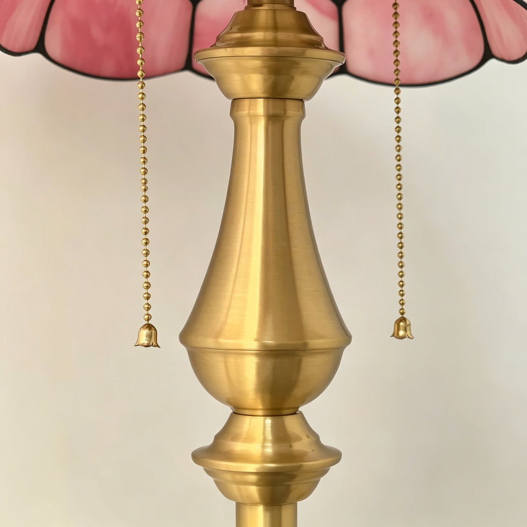 Pastel Petal Mosaic Floor Lamp