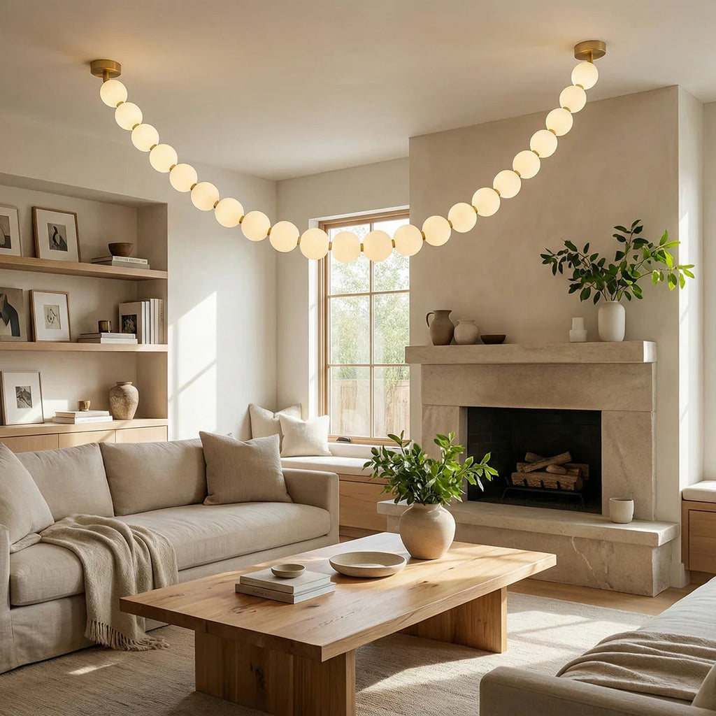 Pearl Necklace Chandelier