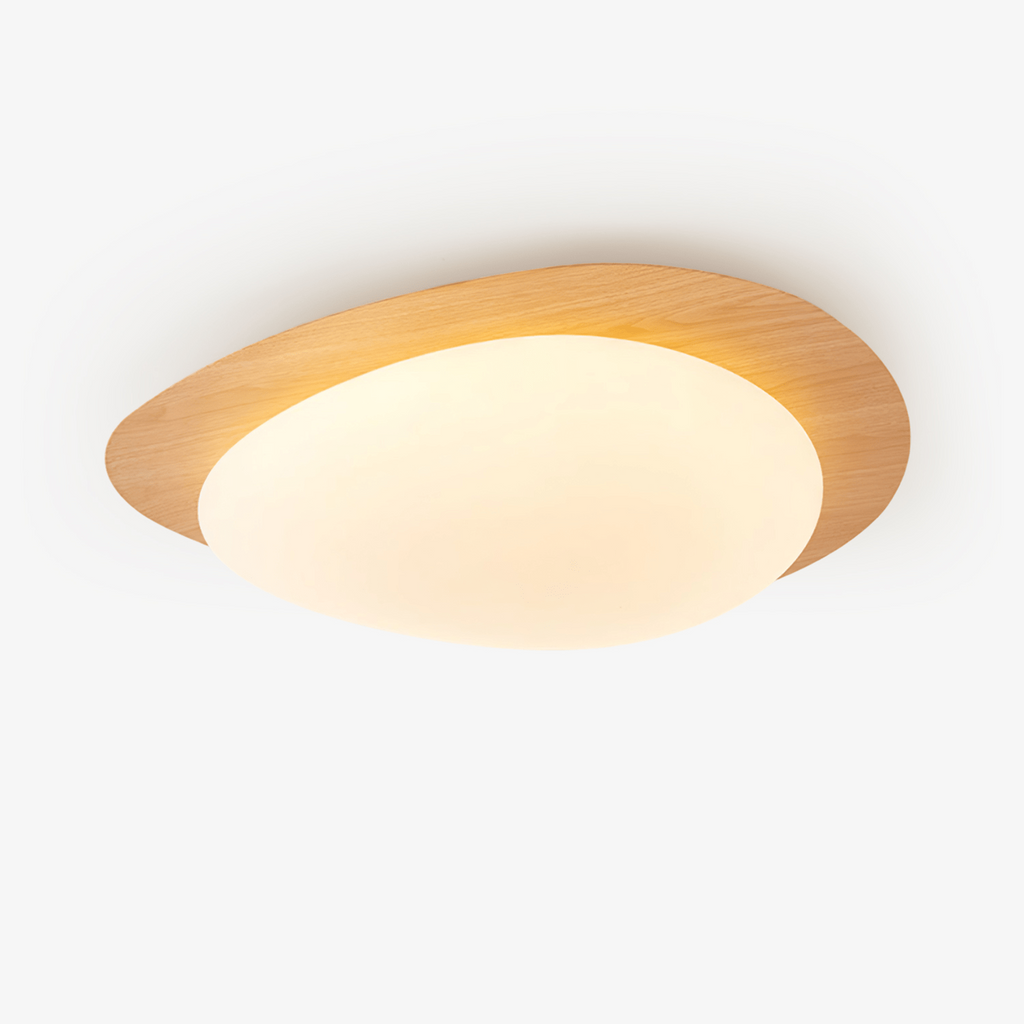 Pebble Metal Plastic Flush Mount