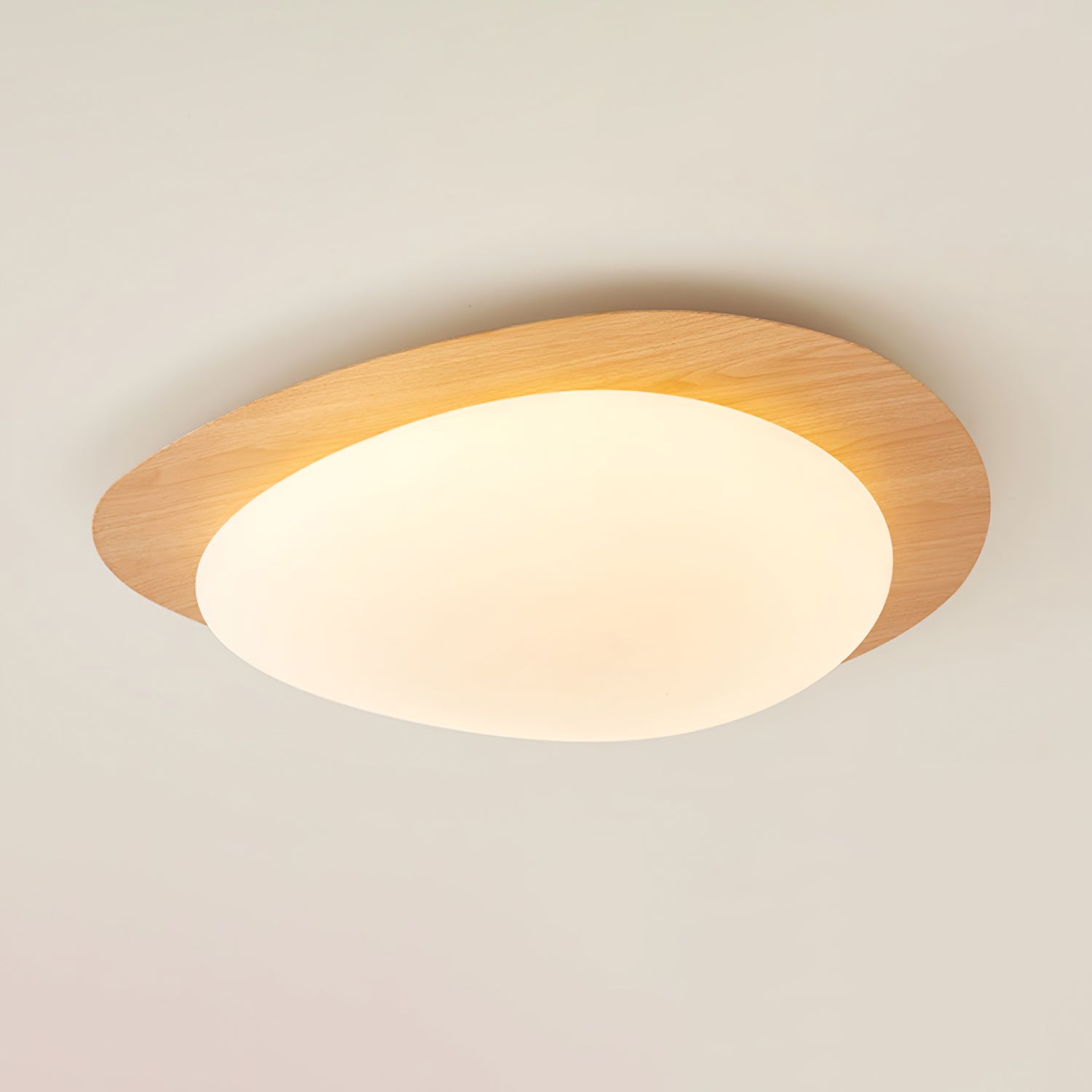Pebble Metal Plastic Flush Mount