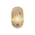 Perforated Brass Halo Sconce