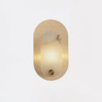 Perforated Brass Halo Sconce