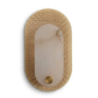 Perforated Brass Halo Sconce