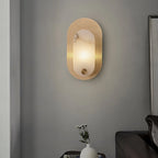 Perforated Brass Halo Sconce