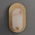 Perforated Brass Halo Sconce