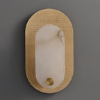 Perforated Brass Halo Sconce