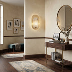 Perforated Brass Halo Sconce