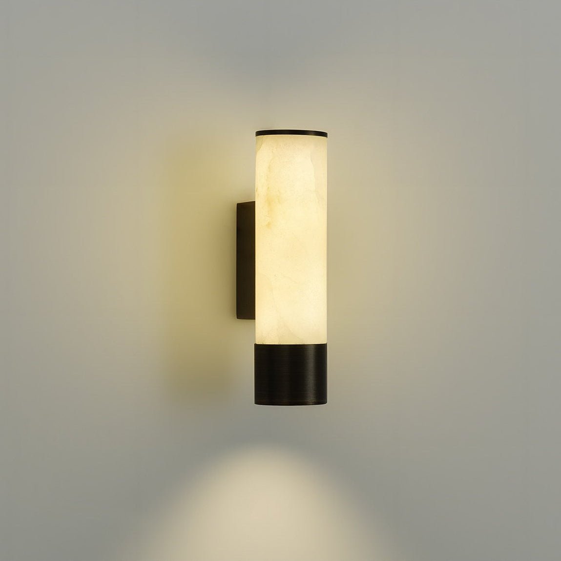 Pillar Alabaster Stone Sconce