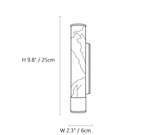 Pillar Alabaster Stone Sconce