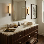 Pillar Alabaster Stone Sconce