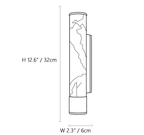 Pillar Alabaster Stone Sconce
