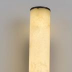 Pillar Alabaster Stone Sconce