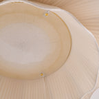 Plated Fabric Wave Flush Mount