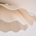 Plated Fabric Wave Flush Mount