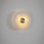 Platter Alabaster Sconce