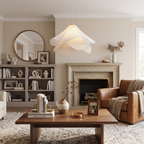 Pleated Fabric Flower Pendant Lamp