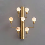 Raggiera Alabaster Globe Wall Sconce