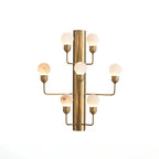Raggiera Alabaster Globe Wall Sconce