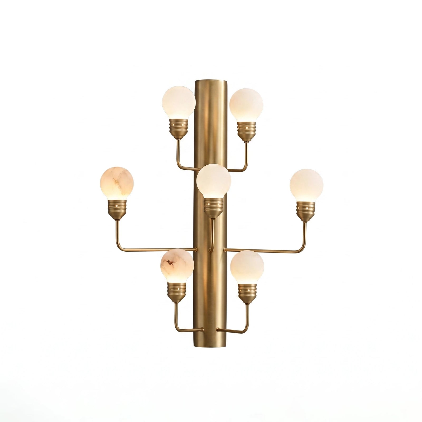 Raggiera Alabaster Globe Wall Sconce