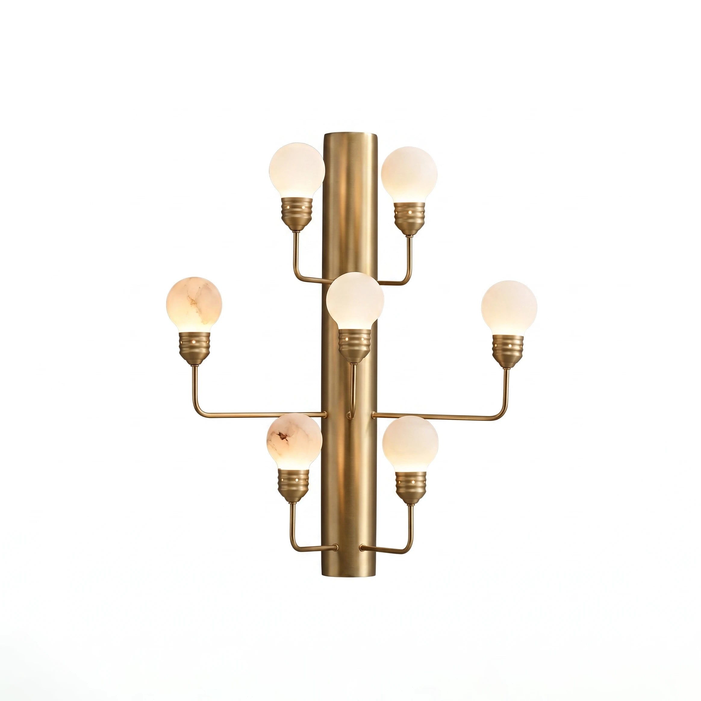 Raggiera Alabaster Globe Wall Sconce
