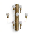 Raggiera Alabaster Globe Wall Sconce