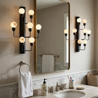 Raggiera Alabaster Globe Wall Sconce