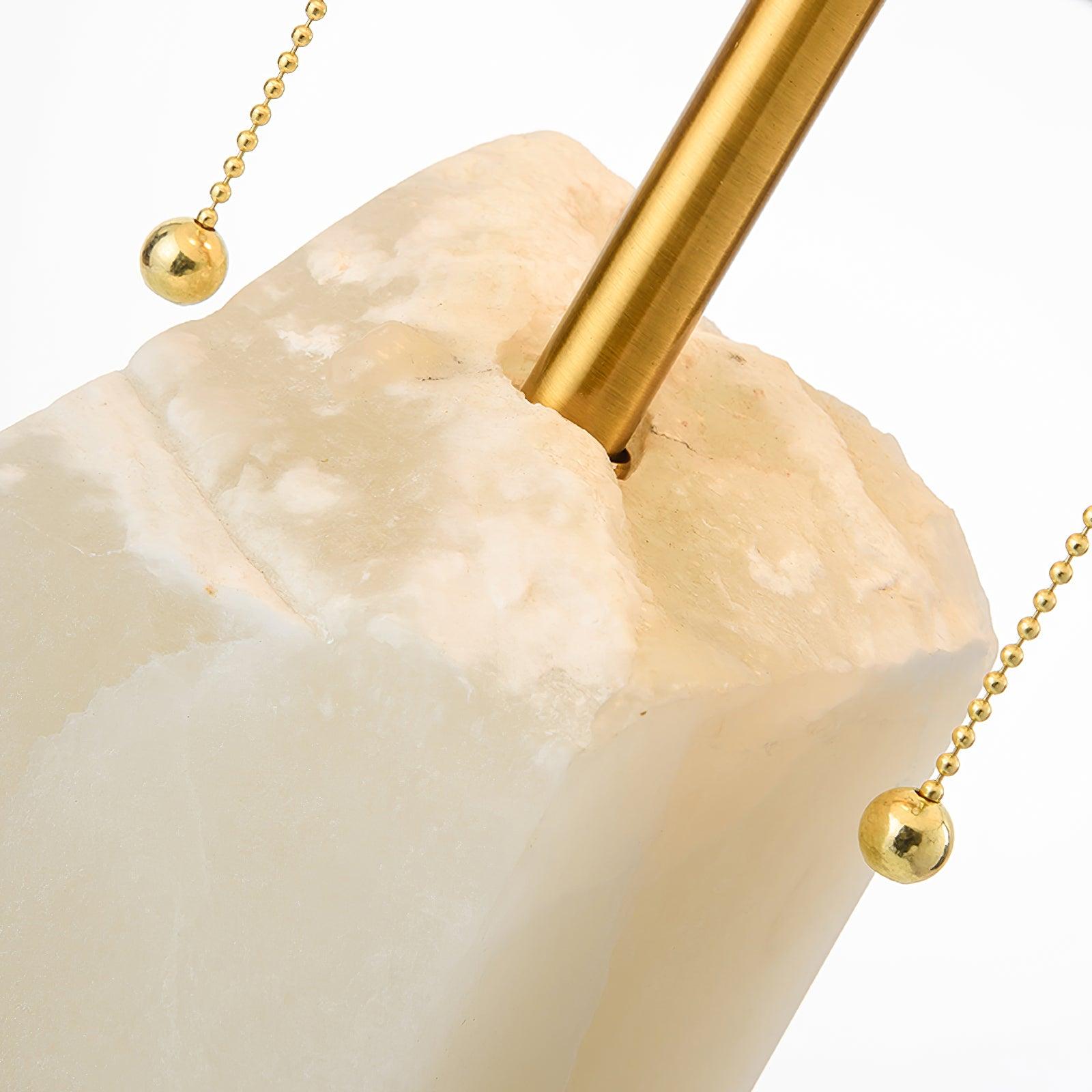 Raw Element Alabaster Table Lamp